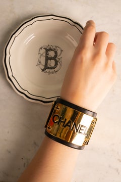 Chanel "Le Look Cuir" bracelet by Karl Lagerfeld, Autumn 1992-1993