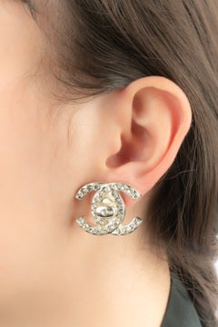Chanel swivel earrings by Karl Lagerfeld, Winter 1996