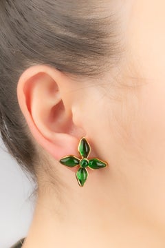 Augustine flower earrings