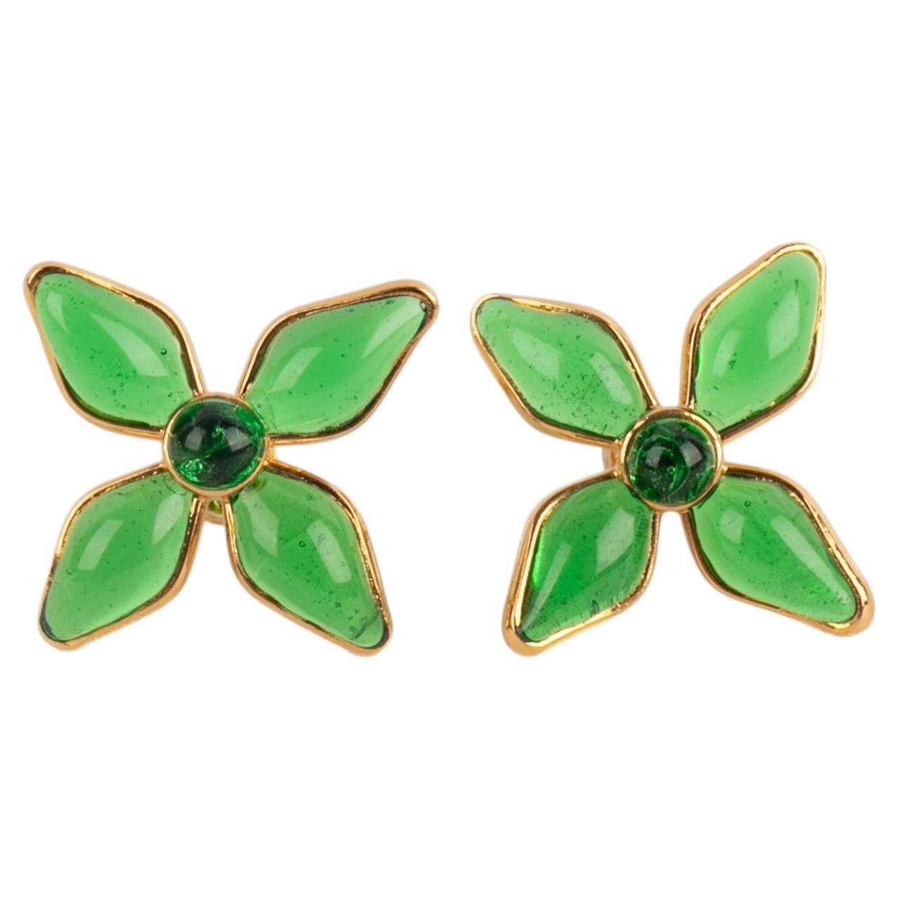 Orecchini a fiore Augustine