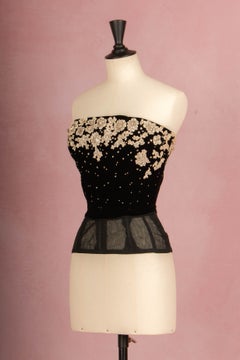 Joste bustier top by Josette Achille circa 1950