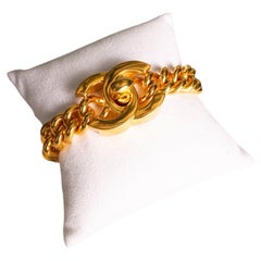 Chanel turnlock bracelet by Karl Lagerfeld Fall 1995