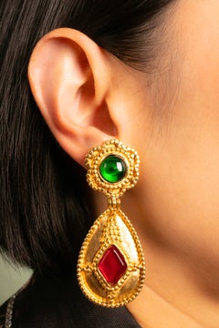 Chanel earrings by Karl Lagerfeld Spring 1996
