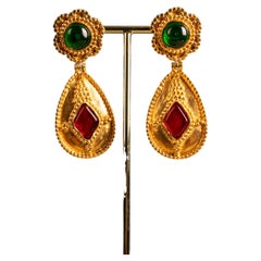 Chanel earrings by Karl Lagerfeld Spring 1996
