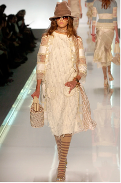 Christian Dior coat "Riley, Kristen, Kate and Gisele" by John Galliano 2005