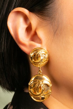 Chanel earrings by Karl Lagerfeld Spring 1995