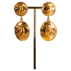 Chanel earrings by Karl Lagerfeld Spring 1995