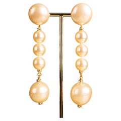 Chanel earrings by Karl Lagerfeld Fall 1991