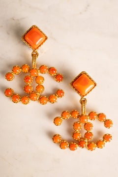 Chanel earrings by Karl Lagerfeld Spring 1992