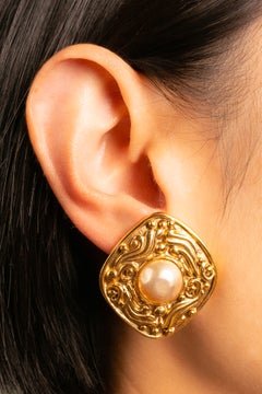 Chanel earrings by Karl Lagerfeld circa 1985
