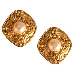 Chanel earrings by Karl Lagerfeld circa 1985