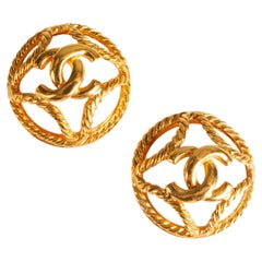 Chanel earrings by Karl Lagerfeld Fall 1995