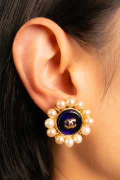 Chanel earrings by Karl Lagerfeld Fall 1994