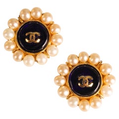 Chanel earrings by Karl Lagerfeld Fall 1994
