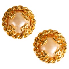Chanel earrings by Karl Lagerfeld Fall 1995