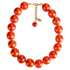 Collier Chanel « Surfer Urbain » par Karl Lagerfeld, été 1991