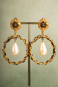 Chanel "Boots and White Shirts" earrings by Karl Lagerfeld, Autumn 1993
