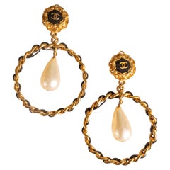 Chanel "Boots and White Shirts" earrings by Karl Lagerfeld, Autumn 1993