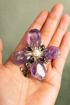 Chanel brooch 'Cristaux' by Karl Lagerfeld Fall 2012