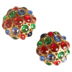 Chanel earrings by the Gripoix Atelier circa 1980