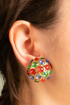 Chanel earrings by the Gripoix Atelier circa 1980