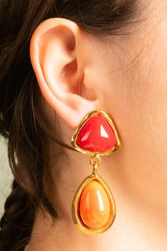 Chanel earrings 'Les dessous à la mode' by Karl Lagerfeld Spring 1993