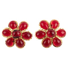 Augustine flower earrings