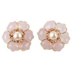 Augustine flower earrings