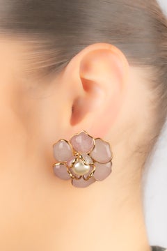 Augustine flower earrings