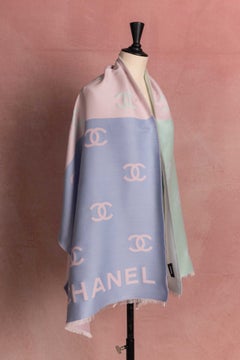 Chanel three-tone scarf by Virginie Viard circa 2020