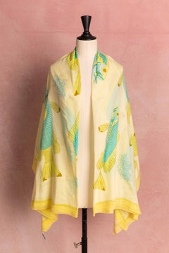 Hermes wide cotton stole / pareo