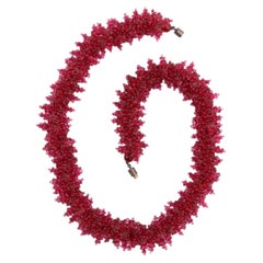 Glass paste necklace, 1930s