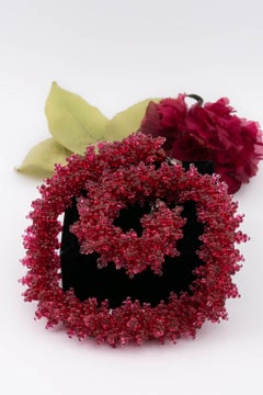 Glass paste necklace, 1930s