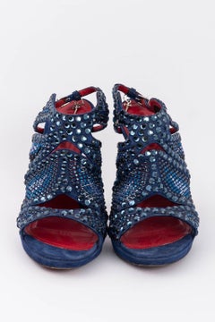 Cesare Paciotti blue pumps