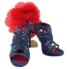 Cesare Paciotti blue pumps