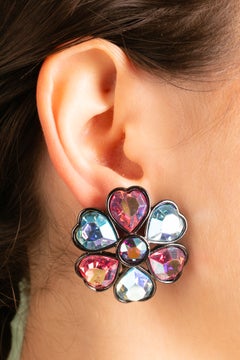 Saint Laurent earrings by Yves Saint Laurent circa 1980