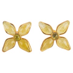 Orecchini a fiore Augustine