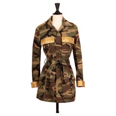 Saint Laurent military jacket by Hedi Slimane, Spring 2015