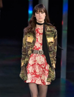 Saint Laurent military jacket by Hedi Slimane, Spring 2015