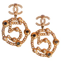 Chanel earrings by Karl Lagerfeld Autumn 2018