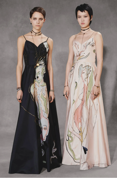 "Surrealist" dress by Christian Dior, designed by Maria Grazia Chiuri, 2018