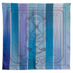 Hermès "Grand Tralala" double-sided scarf by Virginie Jamin 2022