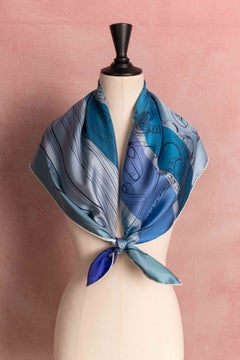 Hermès "Grand Tralala" double-sided scarf by Virginie Jamin 2022