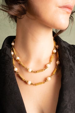 Collier sautoir Chanel, créé par Gabrielle Chanel, vers 1950-1960