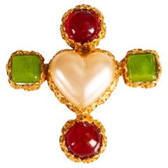 Chanel heart brooch by Karl Lagerfeld, Spring 1992