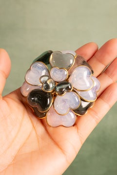 Chanel camellia brooch by Karl Lagerfeld Haute Couture Spring 1995