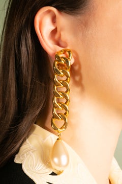 Chanel earrings by Karl Lagerfeld, Autumn-Winter 1990