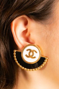 Chanel earrings by Karl Lagerfeld Haute Couture Autumn 1992-1993