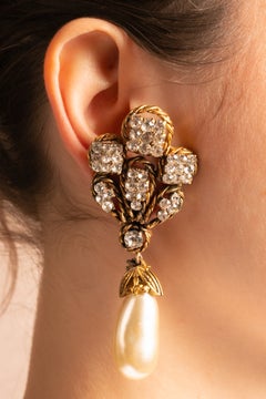 Chanel Earrings by Karl Lagerfeld, 1983