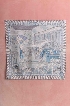 Hermès "Pony Pit Stop" Reversible Scarf by Ugo Bienvenu 2026